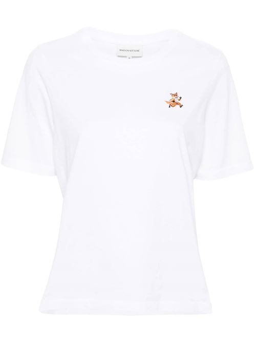 T-shirt with Speedy Fox application Maison Kitsuné | MW00119KJ0008P100